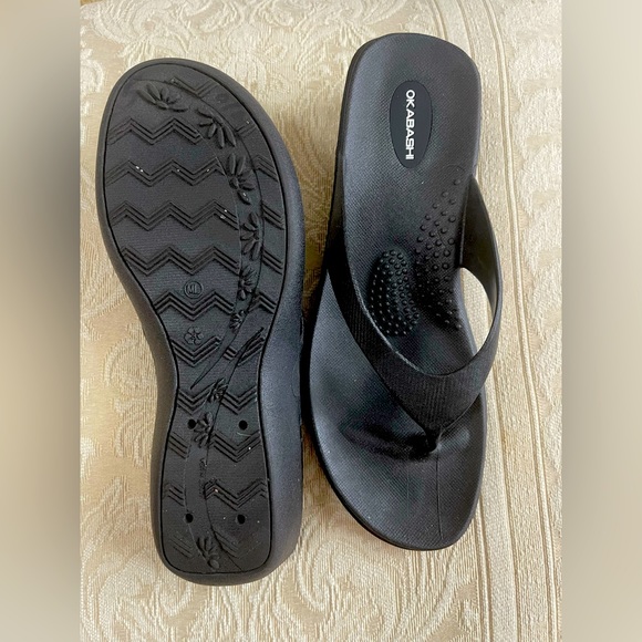 Okabashi Flip Flop Sandals Back - Picture 6 of 6